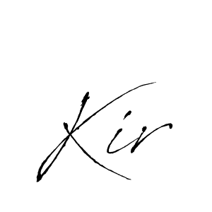 How to make Kir signature? Antro_Vectra is a professional autograph style. Create handwritten signature for Kir name. Kir signature style 6 images and pictures png