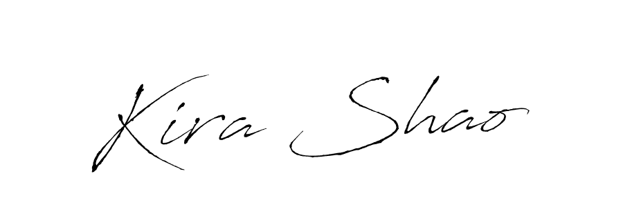 Design your own signature with our free online signature maker. With this signature software, you can create a handwritten (Antro_Vectra) signature for name Kira Shao. Kira Shao signature style 6 images and pictures png