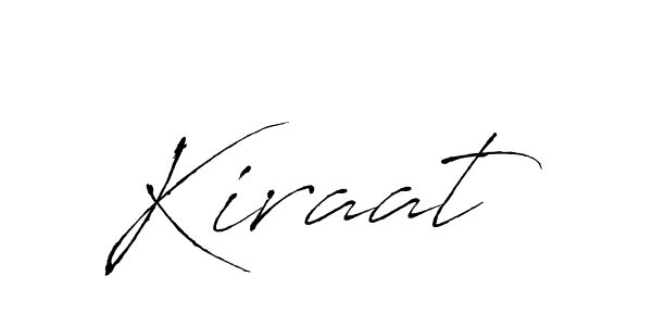 Also we have Kiraat name is the best signature style. Create professional handwritten signature collection using Antro_Vectra autograph style. Kiraat signature style 6 images and pictures png