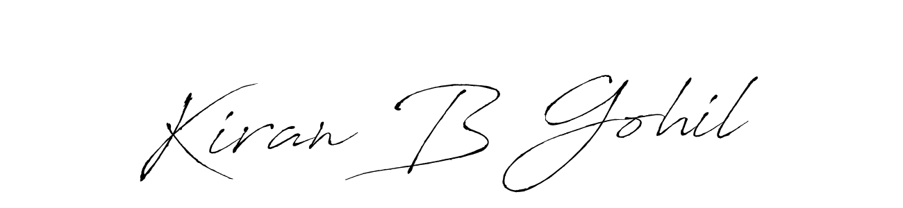 Here are the top 10 professional signature styles for the name Kiran B Gohil. These are the best autograph styles you can use for your name. Kiran B Gohil signature style 6 images and pictures png