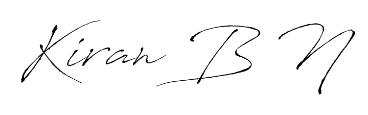 Turn your name Kiran B N into a signature brand with Antro_Vectra styling. Download in standard PNG or transparent format anytime. Kiran B N signature style 6 images and pictures png