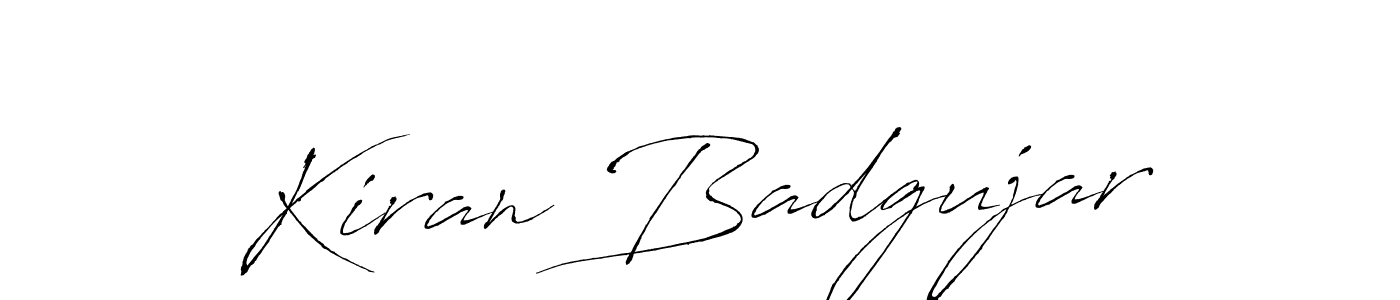 Antro_Vectra is a professional signature style that is perfect for those who want to add a touch of class to their signature. It is also a great choice for those who want to make their signature more unique. Get Kiran Badgujar name to fancy signature for free. Kiran Badgujar signature style 6 images and pictures png