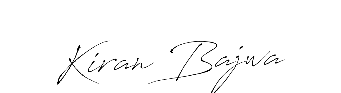 Kiran Bajwa stylish signature style. Best Handwritten Sign (Antro_Vectra) for my name. Handwritten Signature Collection Ideas for my name Kiran Bajwa. Kiran Bajwa signature style 6 images and pictures png