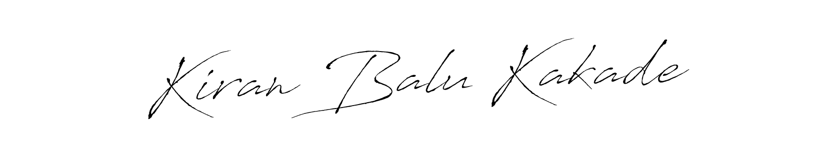 How to make Kiran Balu Kakade signature? Antro_Vectra is a professional autograph style. Create handwritten signature for Kiran Balu Kakade name. Kiran Balu Kakade signature style 6 images and pictures png