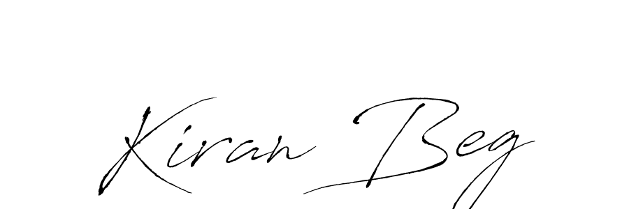 Design your own signature with our free online signature maker. With this signature software, you can create a handwritten (Antro_Vectra) signature for name Kiran Beg. Kiran Beg signature style 6 images and pictures png