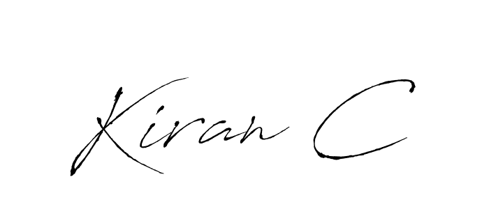 The best way (Antro_Vectra) to make a short signature is to pick only two or three words in your name. The name Kiran C include a total of six letters. For converting this name. Kiran C signature style 6 images and pictures png