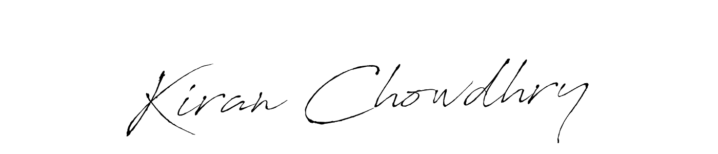 You can use this online signature creator to create a handwritten signature for the name Kiran Chowdhry. This is the best online autograph maker. Kiran Chowdhry signature style 6 images and pictures png