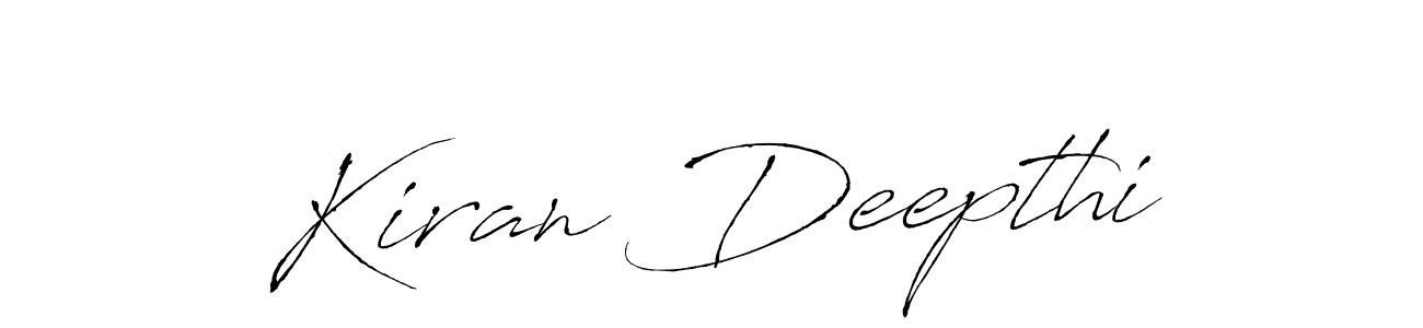 Similarly Antro_Vectra is the best handwritten signature design. Signature creator online .You can use it as an online autograph creator for name Kiran Deepthi. Kiran Deepthi signature style 6 images and pictures png