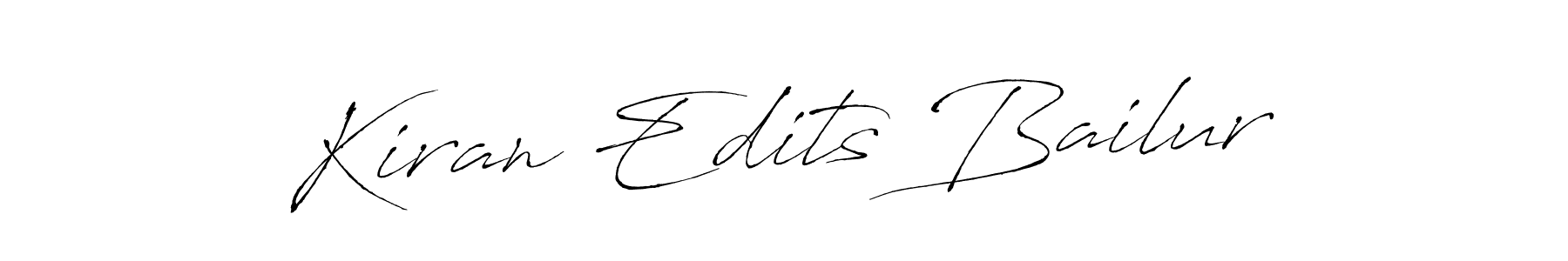 You should practise on your own different ways (Antro_Vectra) to write your name (Kiran Edits Bailur) in signature. don't let someone else do it for you. Kiran Edits Bailur signature style 6 images and pictures png