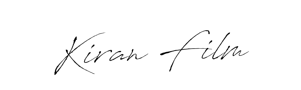Design your own signature with our free online signature maker. With this signature software, you can create a handwritten (Antro_Vectra) signature for name Kiran Film. Kiran Film signature style 6 images and pictures png