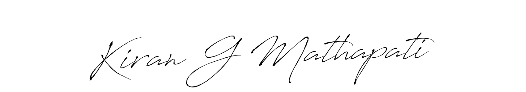 if you are searching for the best signature style for your name Kiran G Mathapati. so please give up your signature search. here we have designed multiple signature styles  using Antro_Vectra. Kiran G Mathapati signature style 6 images and pictures png