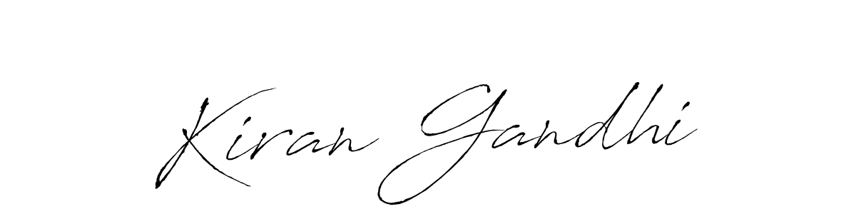 Use a signature maker to create a handwritten signature online. With this signature software, you can design (Antro_Vectra) your own signature for name Kiran Gandhi. Kiran Gandhi signature style 6 images and pictures png