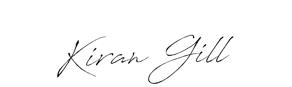 How to make Kiran Gill signature? Antro_Vectra is a professional autograph style. Create handwritten signature for Kiran Gill name. Kiran Gill signature style 6 images and pictures png