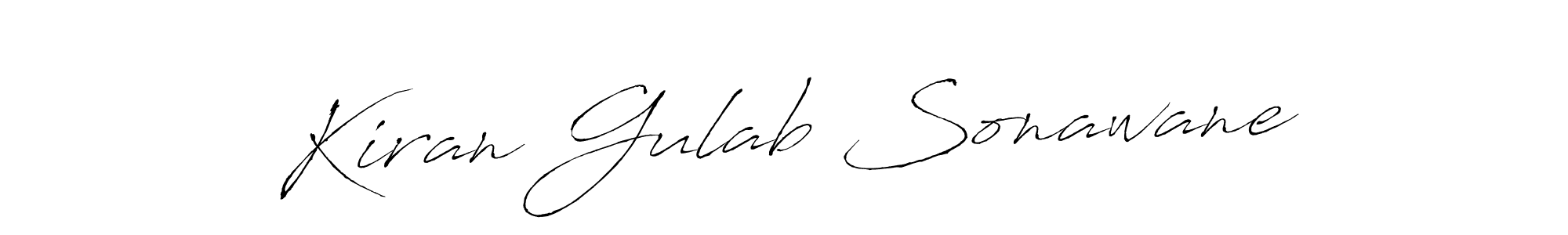Also we have Kiran Gulab Sonawane name is the best signature style. Create professional handwritten signature collection using Antro_Vectra autograph style. Kiran Gulab Sonawane signature style 6 images and pictures png