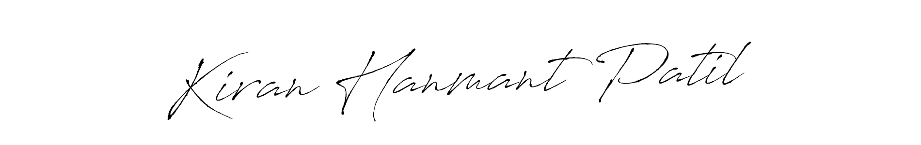 Make a beautiful signature design for name Kiran Hanmant Patil. Use this online signature maker to create a handwritten signature for free. Kiran Hanmant Patil signature style 6 images and pictures png