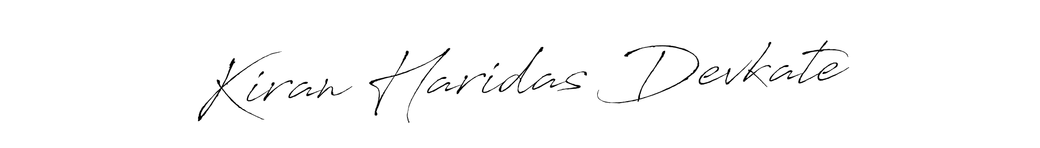 Make a short Kiran Haridas Devkate signature style. Manage your documents anywhere anytime using Antro_Vectra. Create and add eSignatures, submit forms, share and send files easily. Kiran Haridas Devkate signature style 6 images and pictures png