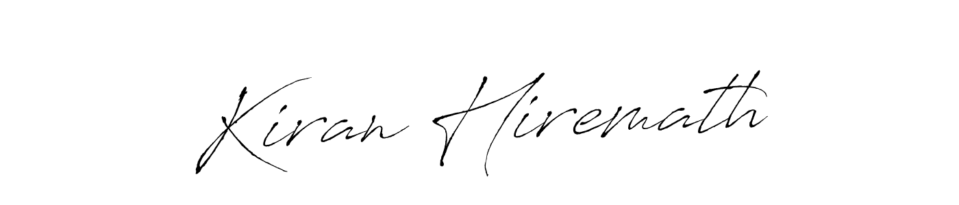 Use a signature maker to create a handwritten signature online. With this signature software, you can design (Antro_Vectra) your own signature for name Kiran Hiremath. Kiran Hiremath signature style 6 images and pictures png