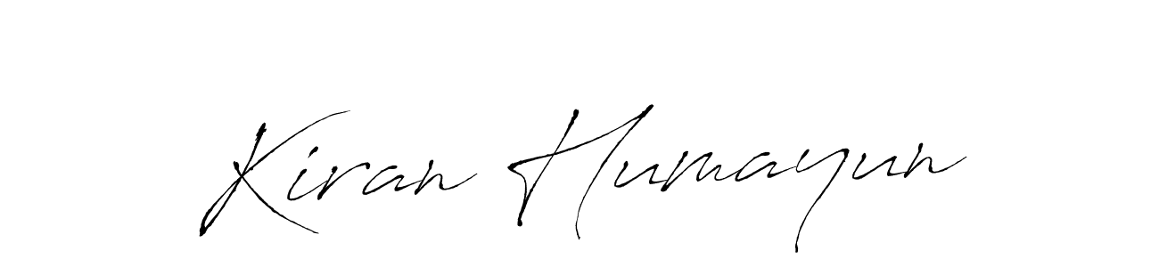 Also You can easily find your signature by using the search form. We will create Kiran Humayun name handwritten signature images for you free of cost using Antro_Vectra sign style. Kiran Humayun signature style 6 images and pictures png