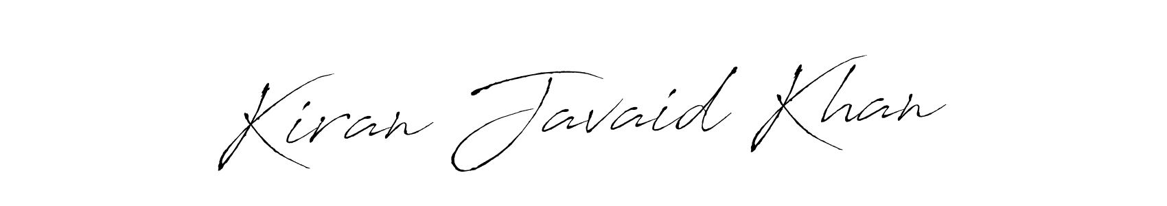 Use a signature maker to create a handwritten signature online. With this signature software, you can design (Antro_Vectra) your own signature for name Kiran Javaid Khan. Kiran Javaid Khan signature style 6 images and pictures png