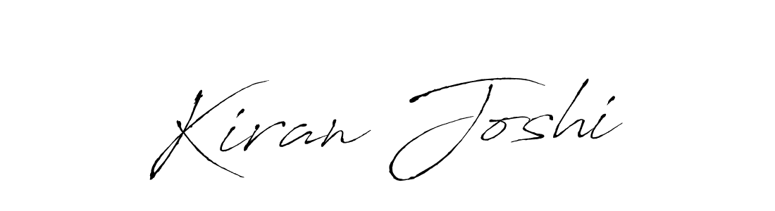 Use a signature maker to create a handwritten signature online. With this signature software, you can design (Antro_Vectra) your own signature for name Kiran Joshi. Kiran Joshi signature style 6 images and pictures png