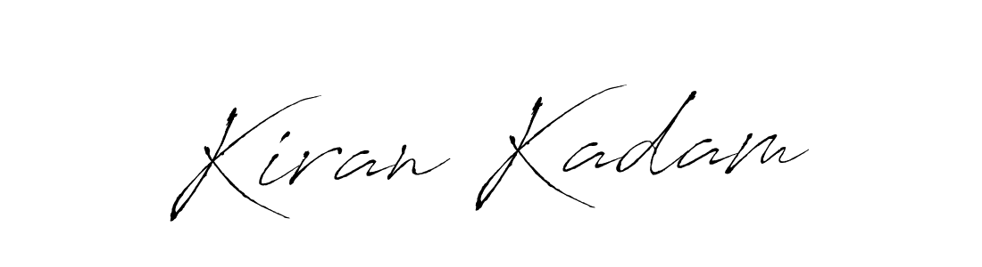 You should practise on your own different ways (Antro_Vectra) to write your name (Kiran Kadam) in signature. don't let someone else do it for you. Kiran Kadam signature style 6 images and pictures png