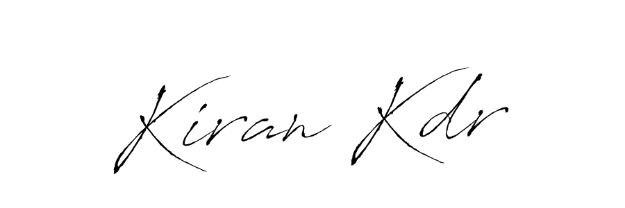 Use a signature maker to create a handwritten signature online. With this signature software, you can design (Antro_Vectra) your own signature for name Kiran Kdr. Kiran Kdr signature style 6 images and pictures png