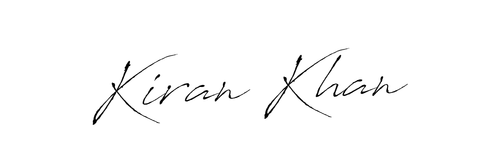 The best way (Antro_Vectra) to make a short signature is to pick only two or three words in your name. The name Kiran Khan include a total of six letters. For converting this name. Kiran Khan signature style 6 images and pictures png
