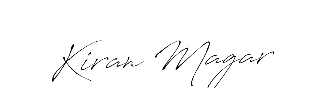 The best way (Antro_Vectra) to make a short signature is to pick only two or three words in your name. The name Kiran Magar include a total of six letters. For converting this name. Kiran Magar signature style 6 images and pictures png