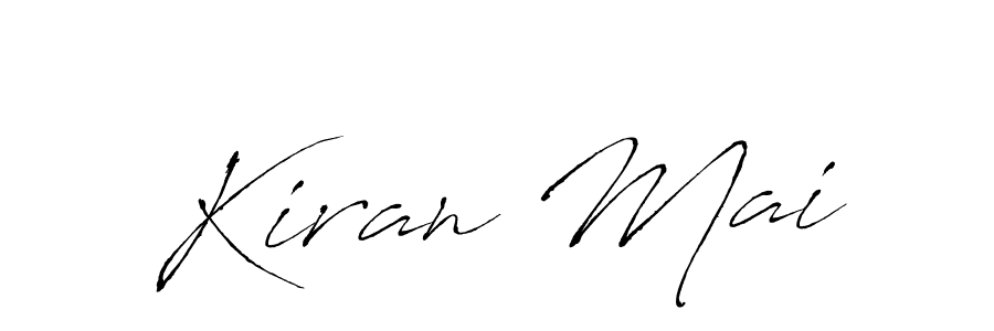 You should practise on your own different ways (Antro_Vectra) to write your name (Kiran Mai) in signature. don't let someone else do it for you. Kiran Mai signature style 6 images and pictures png