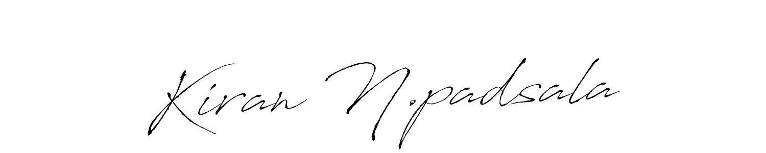 Antro_Vectra is a professional signature style that is perfect for those who want to add a touch of class to their signature. It is also a great choice for those who want to make their signature more unique. Get Kiran N.padsala name to fancy signature for free. Kiran N.padsala signature style 6 images and pictures png