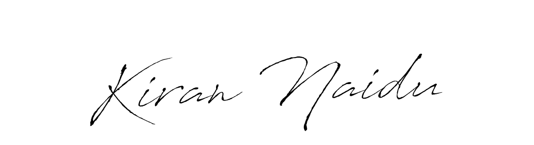 Use a signature maker to create a handwritten signature online. With this signature software, you can design (Antro_Vectra) your own signature for name Kiran Naidu. Kiran Naidu signature style 6 images and pictures png