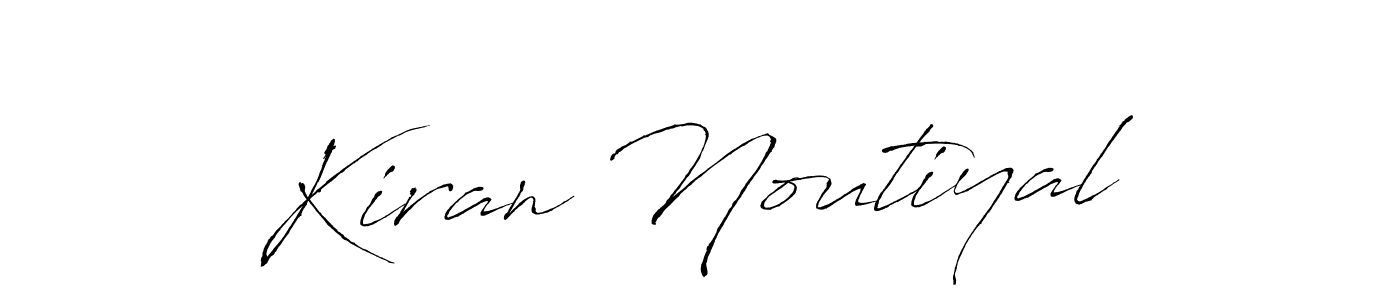 This is the best signature style for the Kiran Noutiyal name. Also you like these signature font (Antro_Vectra). Mix name signature. Kiran Noutiyal signature style 6 images and pictures png