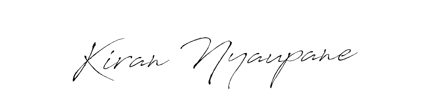 Also we have Kiran Nyaupane name is the best signature style. Create professional handwritten signature collection using Antro_Vectra autograph style. Kiran Nyaupane signature style 6 images and pictures png