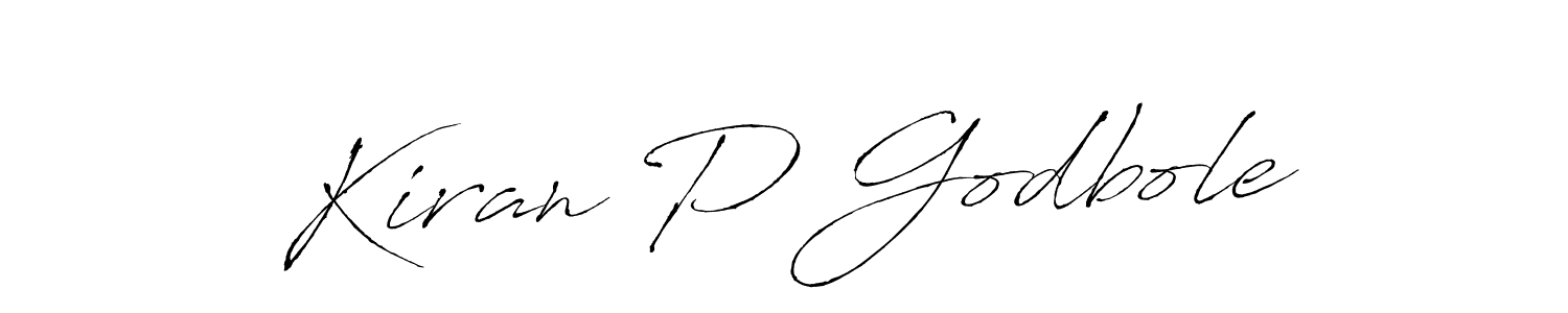 Create a beautiful signature design for name Kiran P Godbole. With this signature (Antro_Vectra) fonts, you can make a handwritten signature for free. Kiran P Godbole signature style 6 images and pictures png