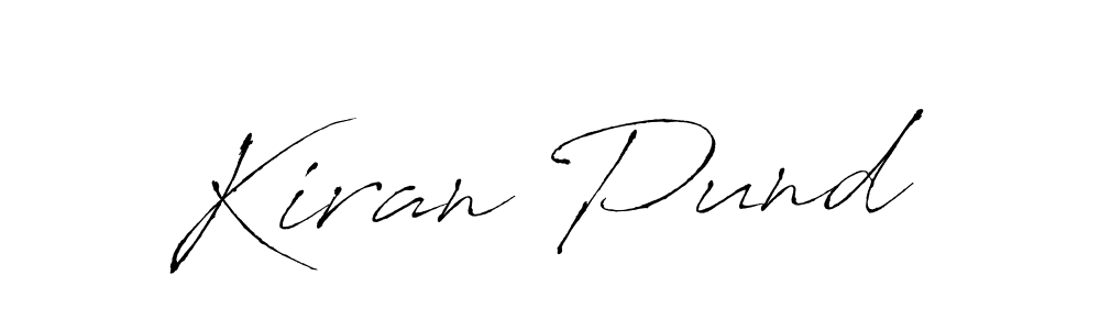 You can use this online signature creator to create a handwritten signature for the name Kiran Pund. This is the best online autograph maker. Kiran Pund signature style 6 images and pictures png