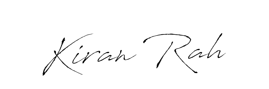 Use a signature maker to create a handwritten signature online. With this signature software, you can design (Antro_Vectra) your own signature for name Kiran Rah. Kiran Rah signature style 6 images and pictures png