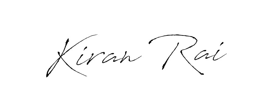 How to make Kiran Rai signature? Antro_Vectra is a professional autograph style. Create handwritten signature for Kiran Rai name. Kiran Rai signature style 6 images and pictures png