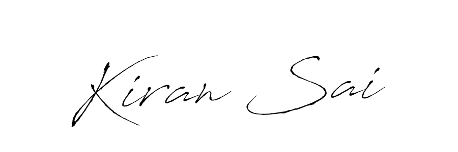 Make a beautiful signature design for name Kiran Sai. With this signature (Antro_Vectra) style, you can create a handwritten signature for free. Kiran Sai signature style 6 images and pictures png