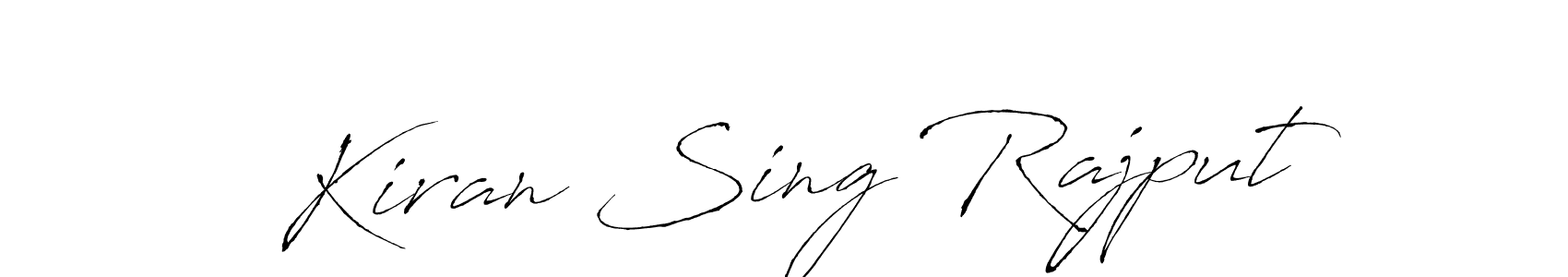 Also we have Kiran Sing Rajput name is the best signature style. Create professional handwritten signature collection using Antro_Vectra autograph style. Kiran Sing Rajput signature style 6 images and pictures png
