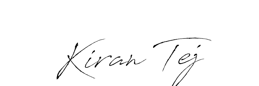 Design your own signature with our free online signature maker. With this signature software, you can create a handwritten (Antro_Vectra) signature for name Kiran Tej. Kiran Tej signature style 6 images and pictures png