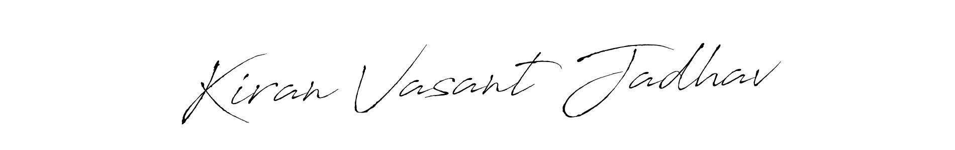 Also You can easily find your signature by using the search form. We will create Kiran Vasant Jadhav name handwritten signature images for you free of cost using Antro_Vectra sign style. Kiran Vasant Jadhav signature style 6 images and pictures png
