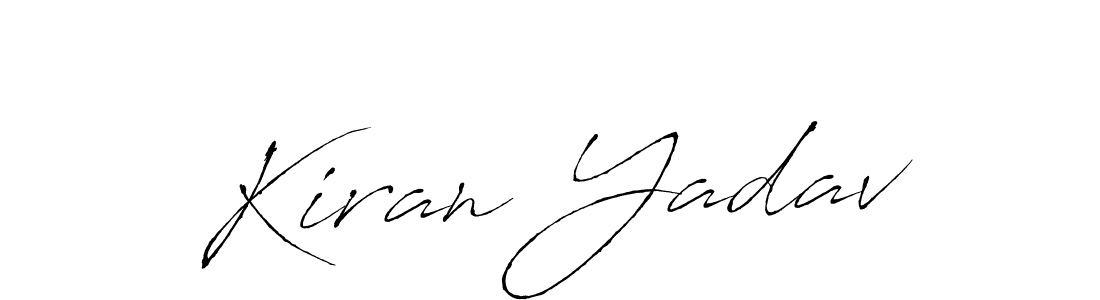 Antro_Vectra is a professional signature style that is perfect for those who want to add a touch of class to their signature. It is also a great choice for those who want to make their signature more unique. Get Kiran Yadav name to fancy signature for free. Kiran Yadav signature style 6 images and pictures png