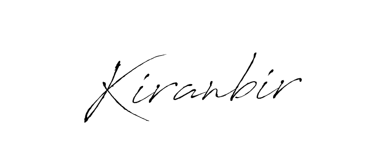 Design your own signature with our free online signature maker. With this signature software, you can create a handwritten (Antro_Vectra) signature for name Kiranbir. Kiranbir signature style 6 images and pictures png