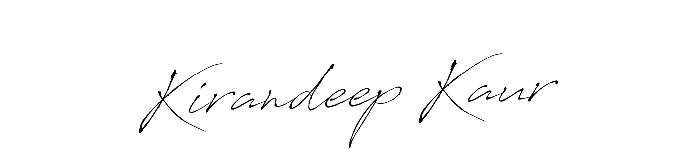 Design your own signature with our free online signature maker. With this signature software, you can create a handwritten (Antro_Vectra) signature for name Kirandeep Kaur. Kirandeep Kaur signature style 6 images and pictures png