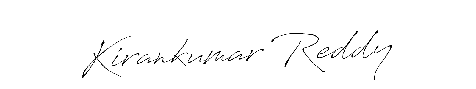 Make a beautiful signature design for name Kirankumar Reddy. With this signature (Antro_Vectra) style, you can create a handwritten signature for free. Kirankumar Reddy signature style 6 images and pictures png