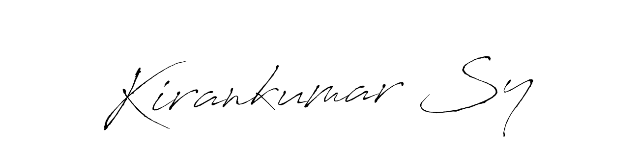 Similarly Antro_Vectra is the best handwritten signature design. Signature creator online .You can use it as an online autograph creator for name Kirankumar Sy. Kirankumar Sy signature style 6 images and pictures png