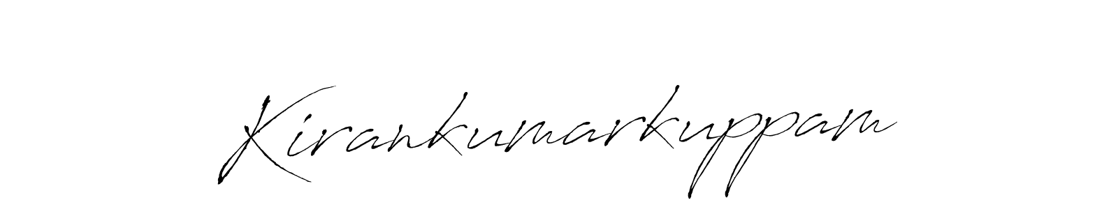 You should practise on your own different ways (Antro_Vectra) to write your name (Kirankumarkuppam) in signature. don't let someone else do it for you. Kirankumarkuppam signature style 6 images and pictures png