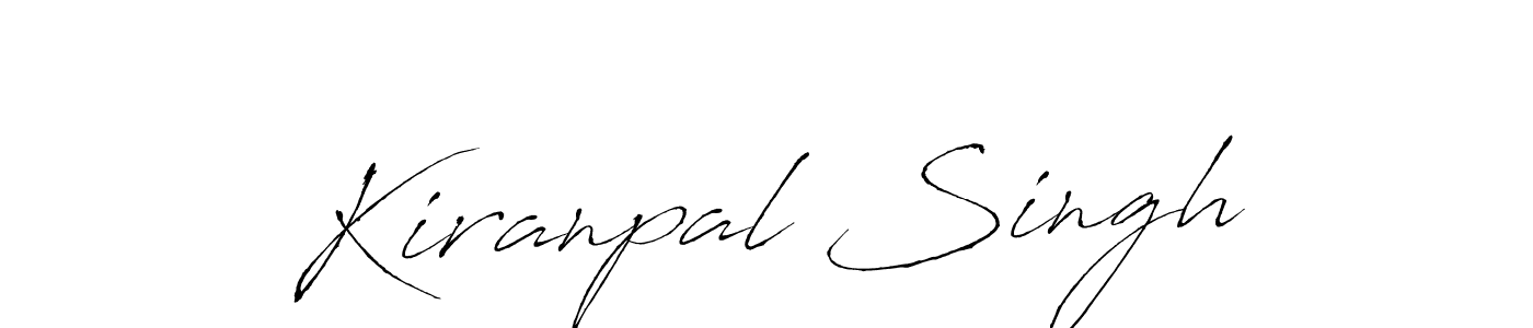 Use a signature maker to create a handwritten signature online. With this signature software, you can design (Antro_Vectra) your own signature for name Kiranpal Singh. Kiranpal Singh signature style 6 images and pictures png