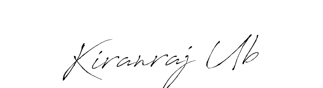 Make a beautiful signature design for name Kiranraj Ub. With this signature (Antro_Vectra) style, you can create a handwritten signature for free. Kiranraj Ub signature style 6 images and pictures png
