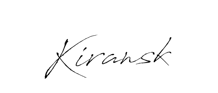 Once you've used our free online signature maker to create your best signature Antro_Vectra style, it's time to enjoy all of the benefits that Kiransk name signing documents. Kiransk signature style 6 images and pictures png